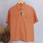 Baju pramuka pendek SD/SMP/SMA Seragam sekolah Coklat saku dua polos cakcloth.com