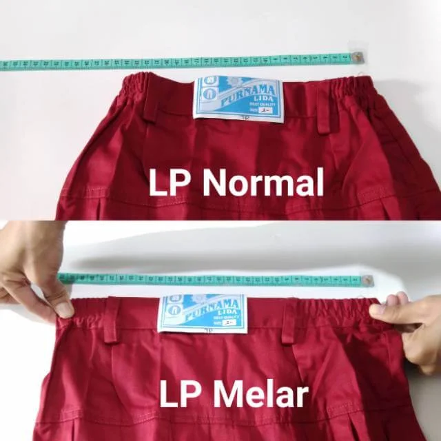 Mexi Merah Turun Pinggang Lida - Gambar 4