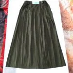 Seragam Sekolah Rok Panjang Hijau Militer Plisket/Rempel SD DRILL bawahan hijau abri sekolah cakcloth.com