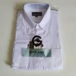 kemeja kerja nikah wawancara LENGAN PANJANG FORMAL pria REGULER Akad Nikahan Wisuda KANTOR PUTIH polos [S M L XL] Geoland cakcloth.com