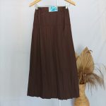 Rok pramuka panjang sd mi / smp mts / sma rempel lipit coklat Wiru Turun Pinggang Seragam Sekolah cakcloth.com