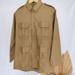 seragam hizbul wathan perempuan sekolah baju HW cewek kemeja atasan hizbul wathan Lengan Panjang kantong 4 sd smp mts sma aliyah muhammadiyah cakcloth.com