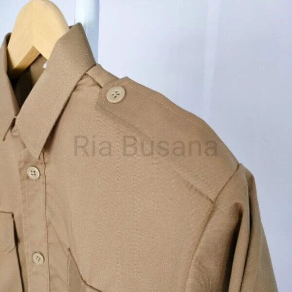 Baju Hizbul Wathan Laki Laki Lengan Panjang - Gambar 4