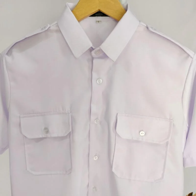 Baju seragam pns PDH Saku Dua Oxford lurus murah - Gambar 2