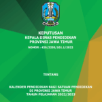 Kalender Pendidikan 2022 dan 2023 Jawatimur