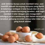 Andi Diminta Ibunya Untuk Membeli Telur