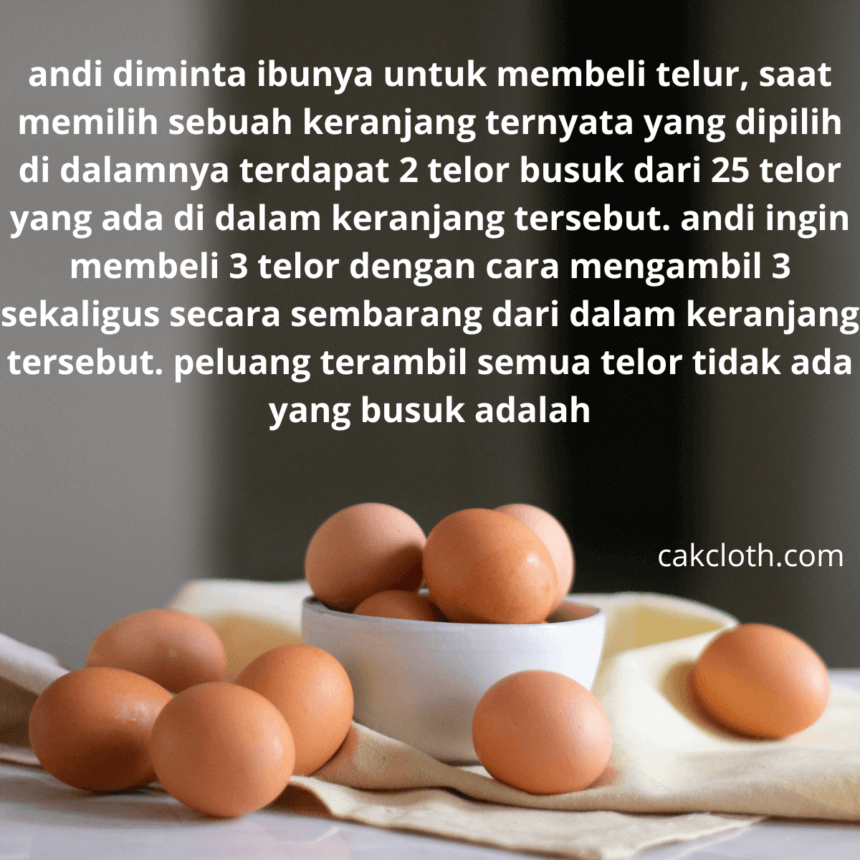 Andi Diminta Ibunya Untuk Membeli Telur